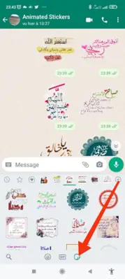 Islamic Stickers-WASticker android App screenshot 5